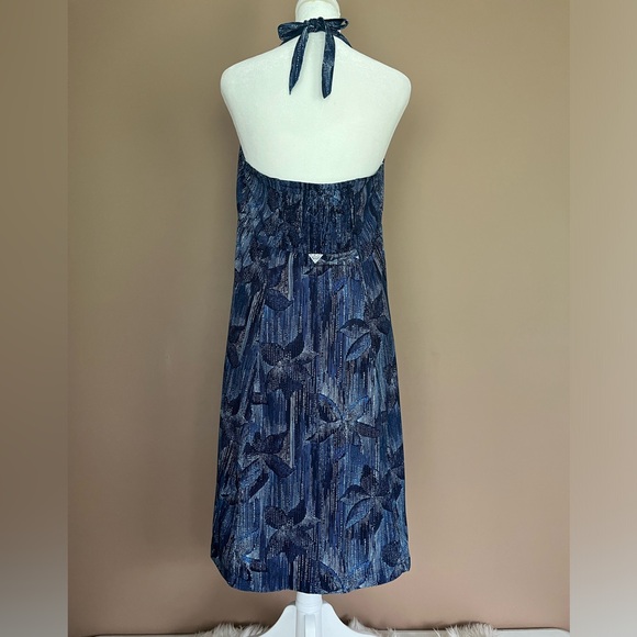 {Columbia} PFG Halter Activewear Dress in Blue - Womens Large - Picture 5 of 11